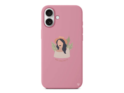 Girl Can Lansman Model İçi Kadife Silikon Telefon Kılıfı