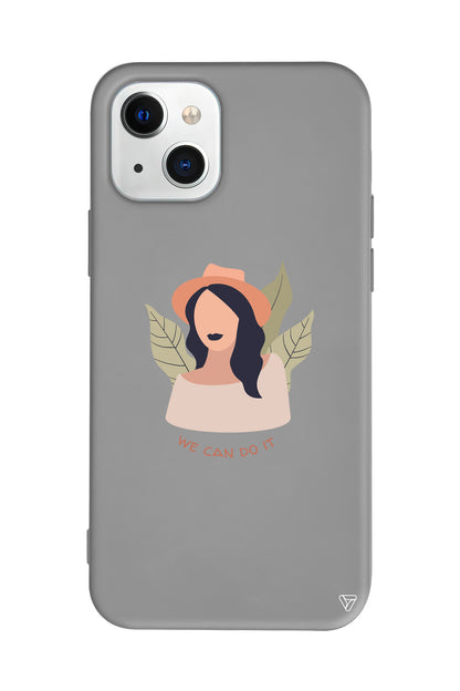 Girl Can Lansman Model İçi Kadife Silikon Telefon Kılıfı