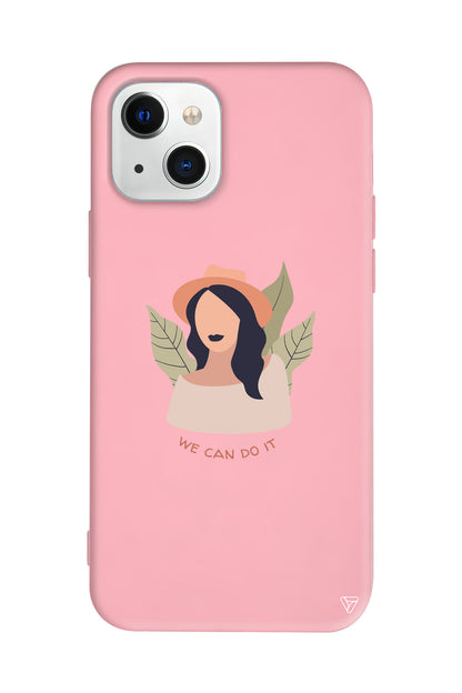 Girl Can Lansman Model İçi Kadife Silikon Telefon Kılıfı – Plus Serisine Özel