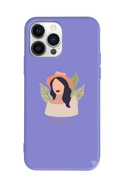 Girl Can Lansman Model İçi Kadife Silikon Telefon Kılıfı