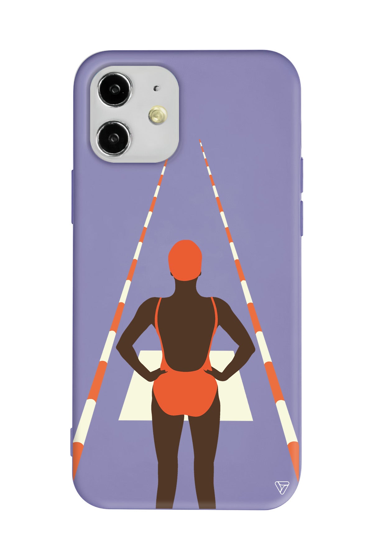 Swimmer Lansman Model İçi Kadife Silikon Telefon Kılıfı