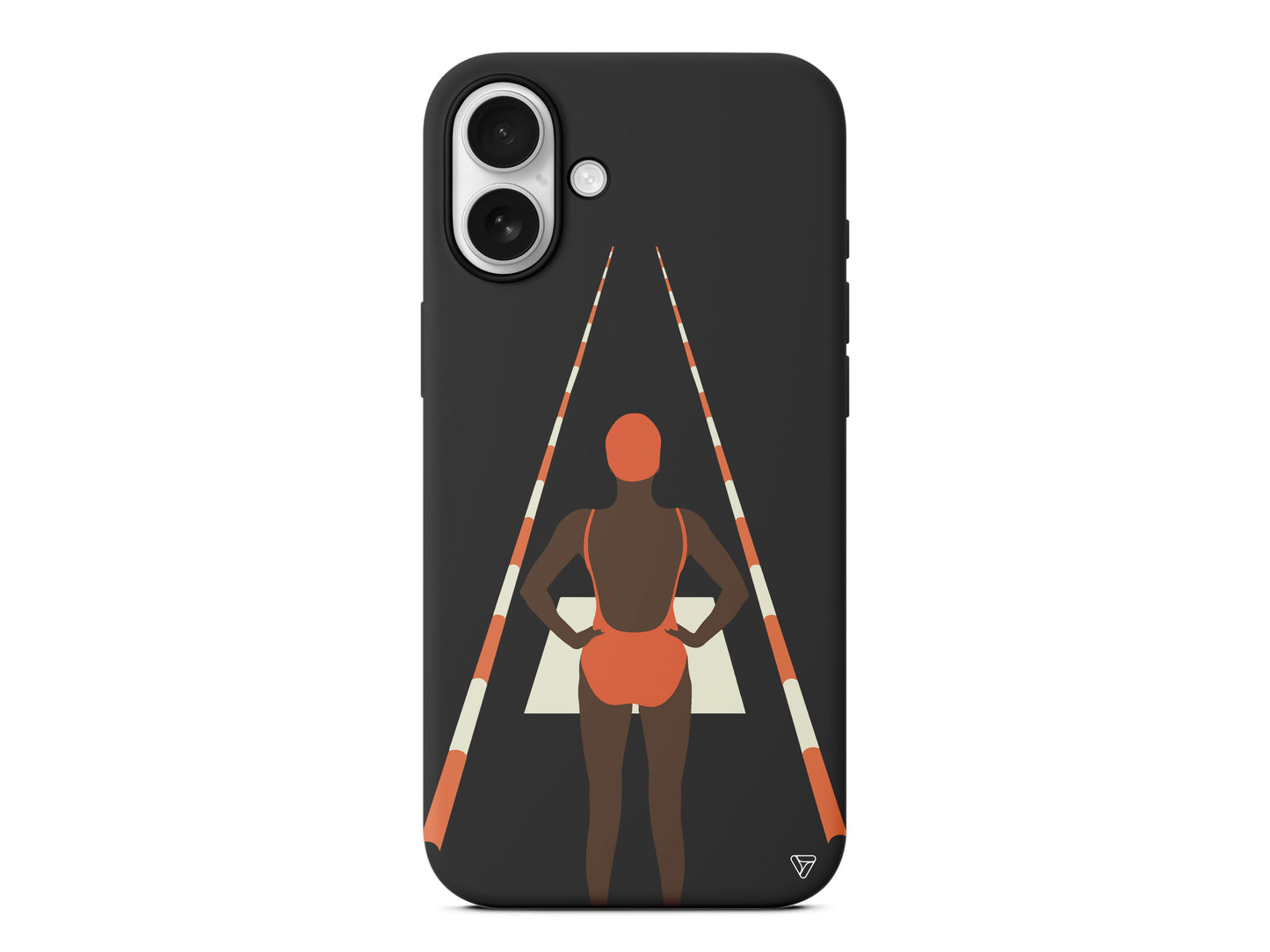 Swimmer Lansman Model İçi Kadife Silikon Telefon Kılıfı