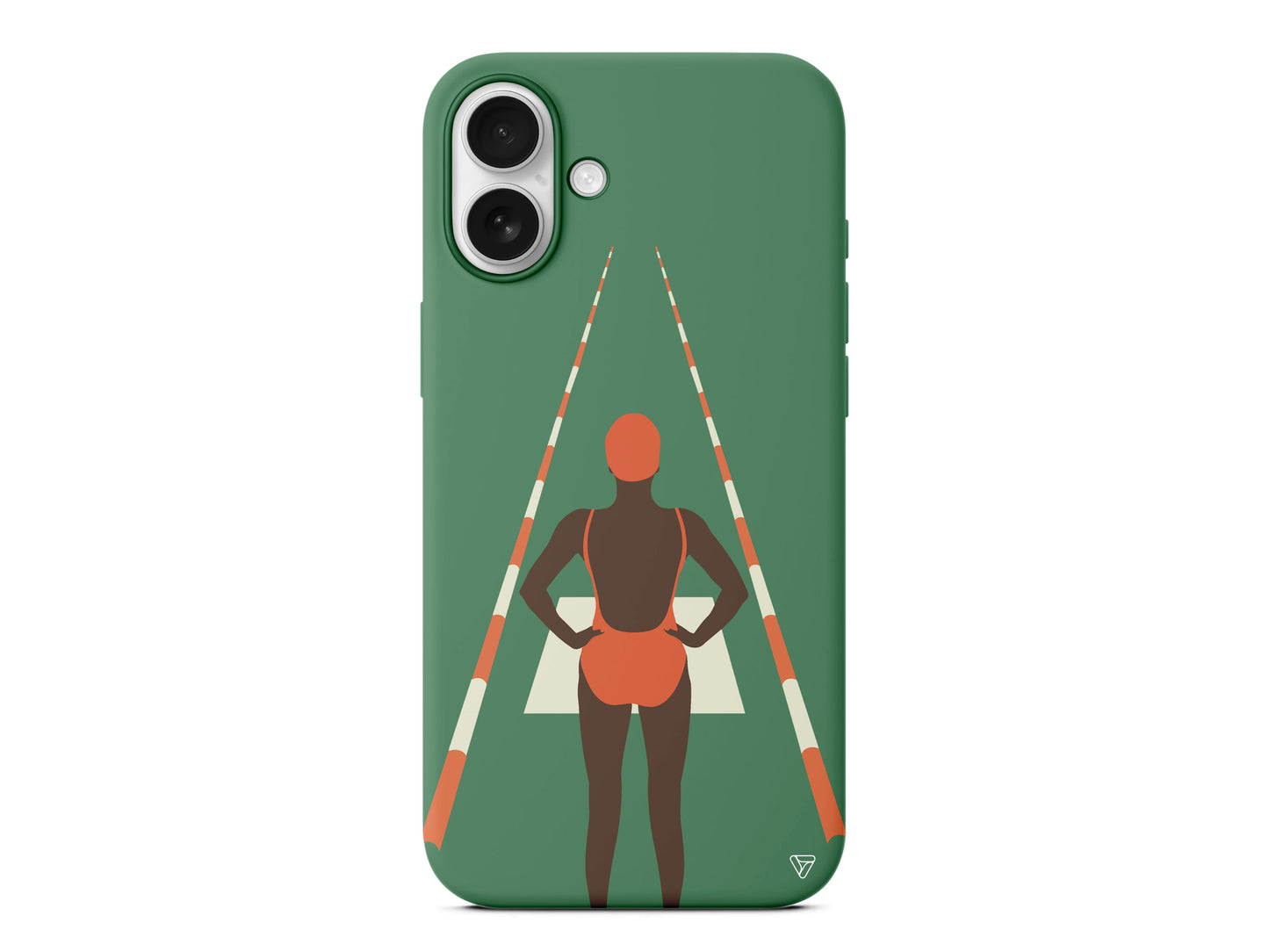 Swimmer Lansman Model İçi Kadife Silikon Telefon Kılıfı