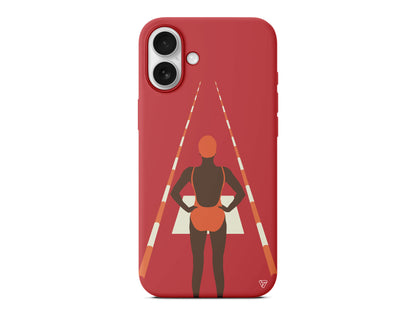 Swimmer Lansman Model İçi Kadife Silikon Telefon Kılıfı – Plus Serisine Özel