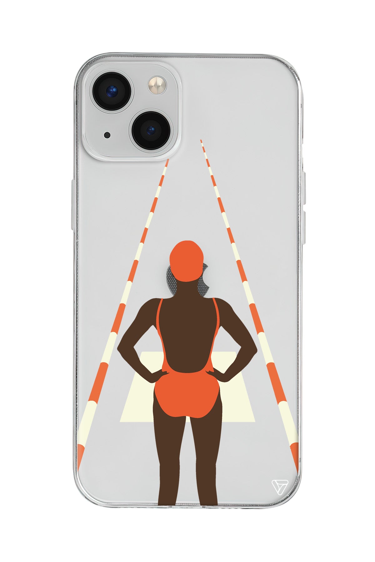 Swimmer Lansman Model İçi Kadife Silikon Telefon Kılıfı – Plus Serisine Özel