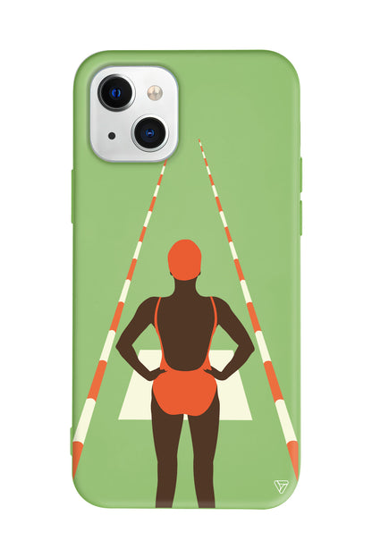 Swimmer Lansman Model İçi Kadife Silikon Telefon Kılıfı – Plus Serisine Özel