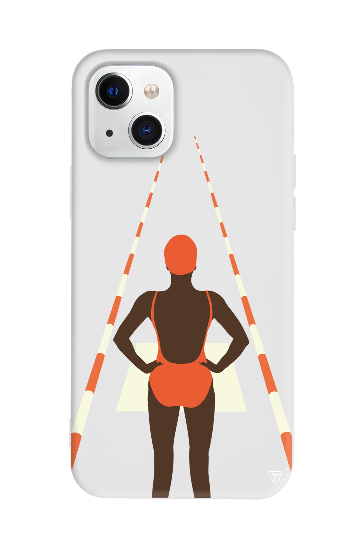 Swimmer Lansman Model İçi Kadife Silikon Telefon Kılıfı – Plus Serisine Özel