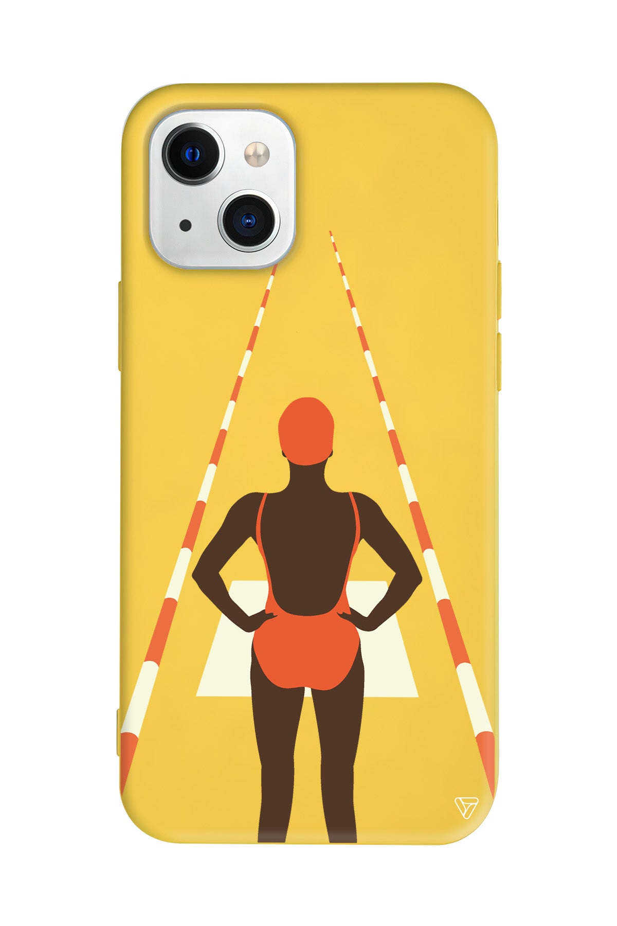 Swimmer Lansman Model İçi Kadife Silikon Telefon Kılıfı – Plus Serisine Özel