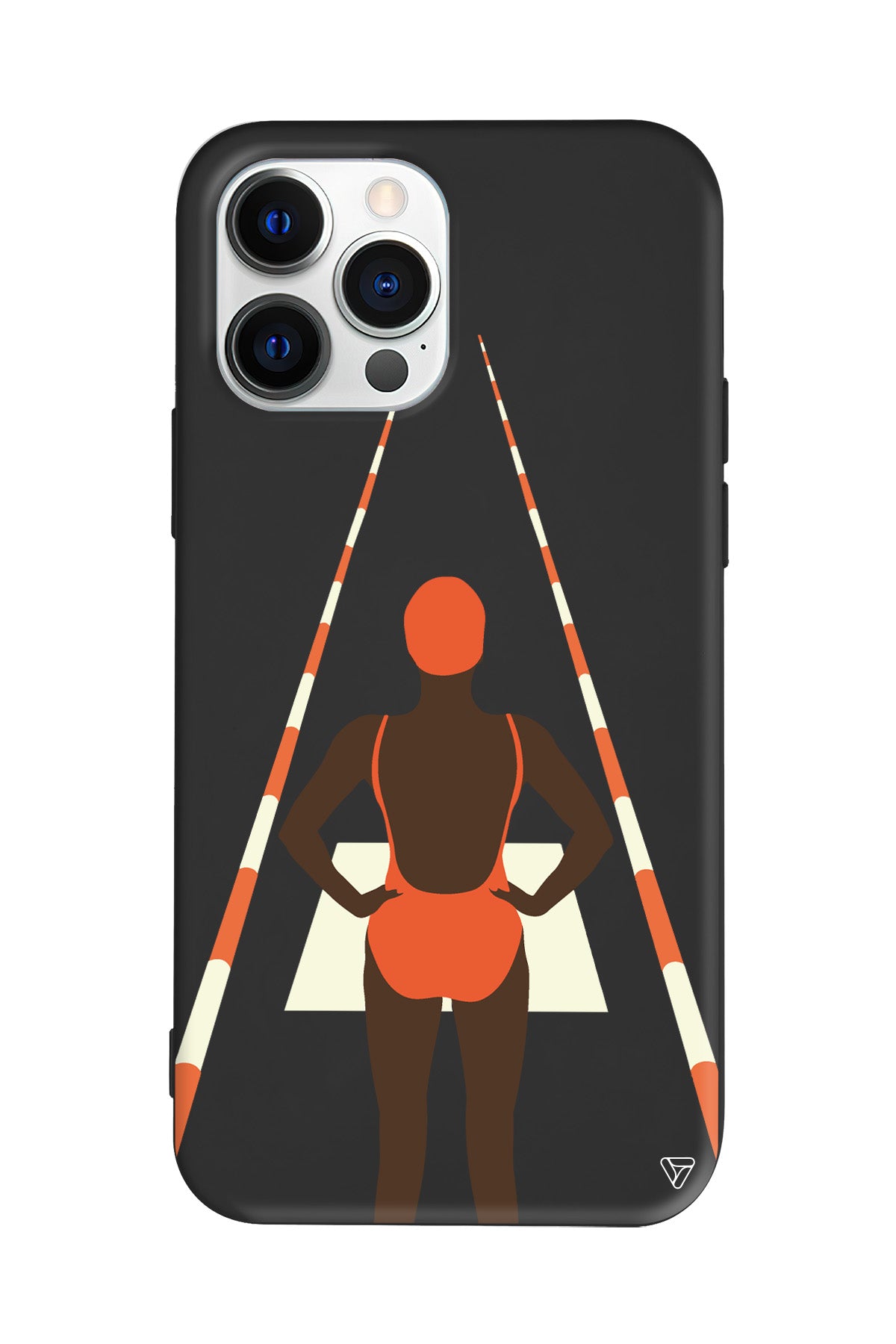 Swimmer Lansman Model İçi Kadife Silikon Telefon Kılıfı