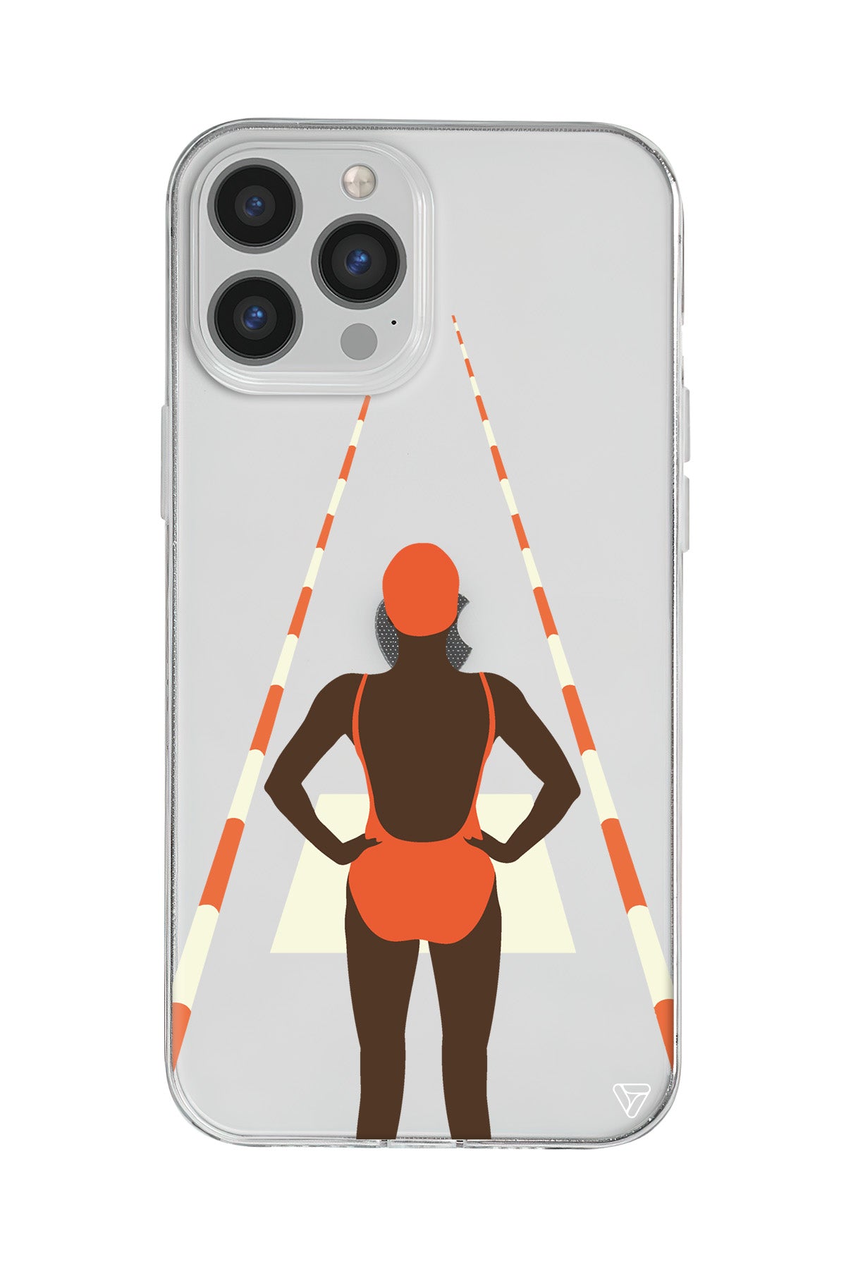 Swimmer Lansman Model İçi Kadife Silikon Telefon Kılıfı