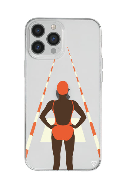 Swimmer Lansman Model İçi Kadife Silikon Telefon Kılıfı