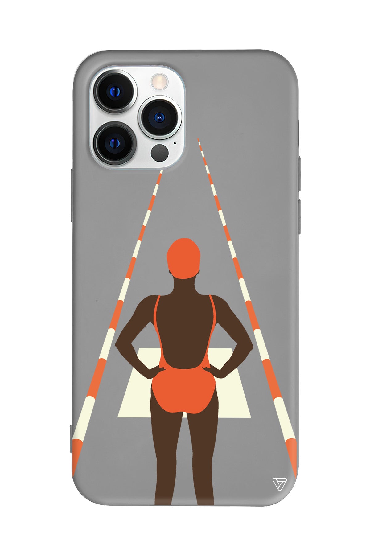 Swimmer Lansman Model İçi Kadife Silikon Telefon Kılıfı