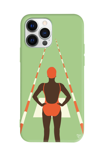 Swimmer Lansman Model İçi Kadife Silikon Telefon Kılıfı