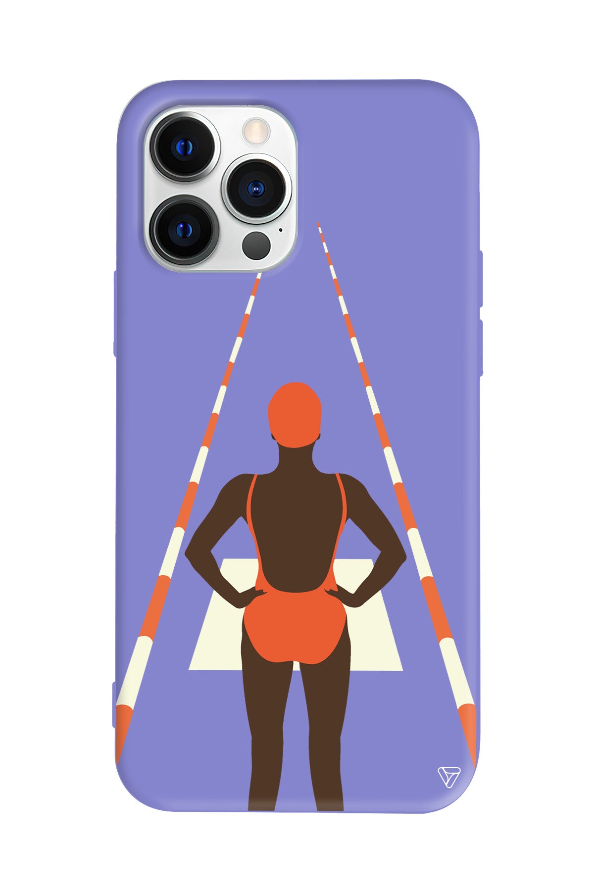 Swimmer Lansman Model İçi Kadife Silikon Telefon Kılıfı