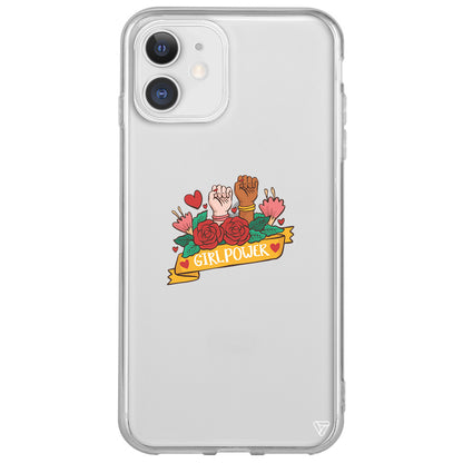 Girl Power 2 Lansman Model İçi Kadife Silikon Telefon Kılıfı