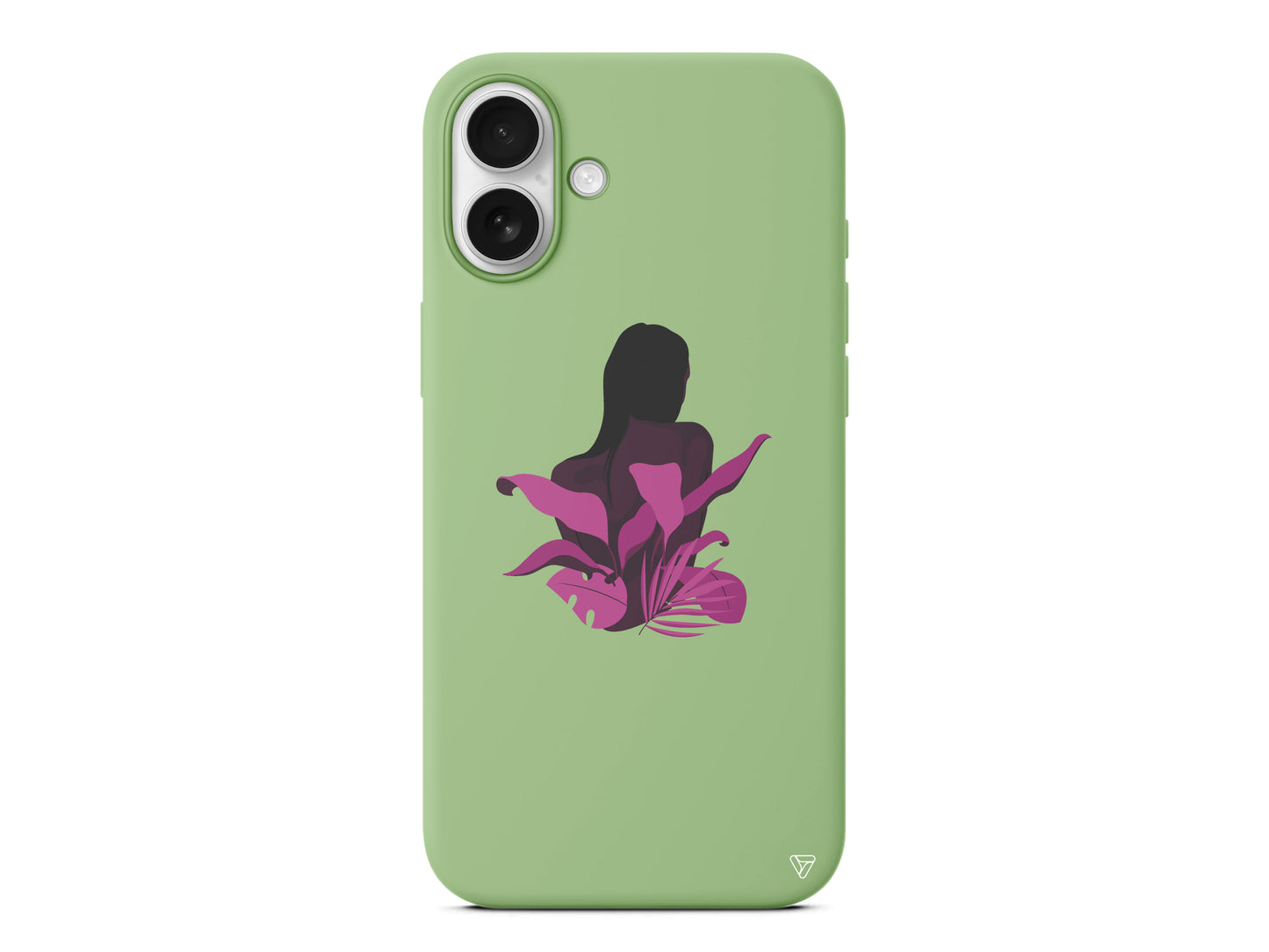 Mor Cicek Lansman Model İçi Kadife Silikon Telefon Kılıfı – Plus Serisine Özel