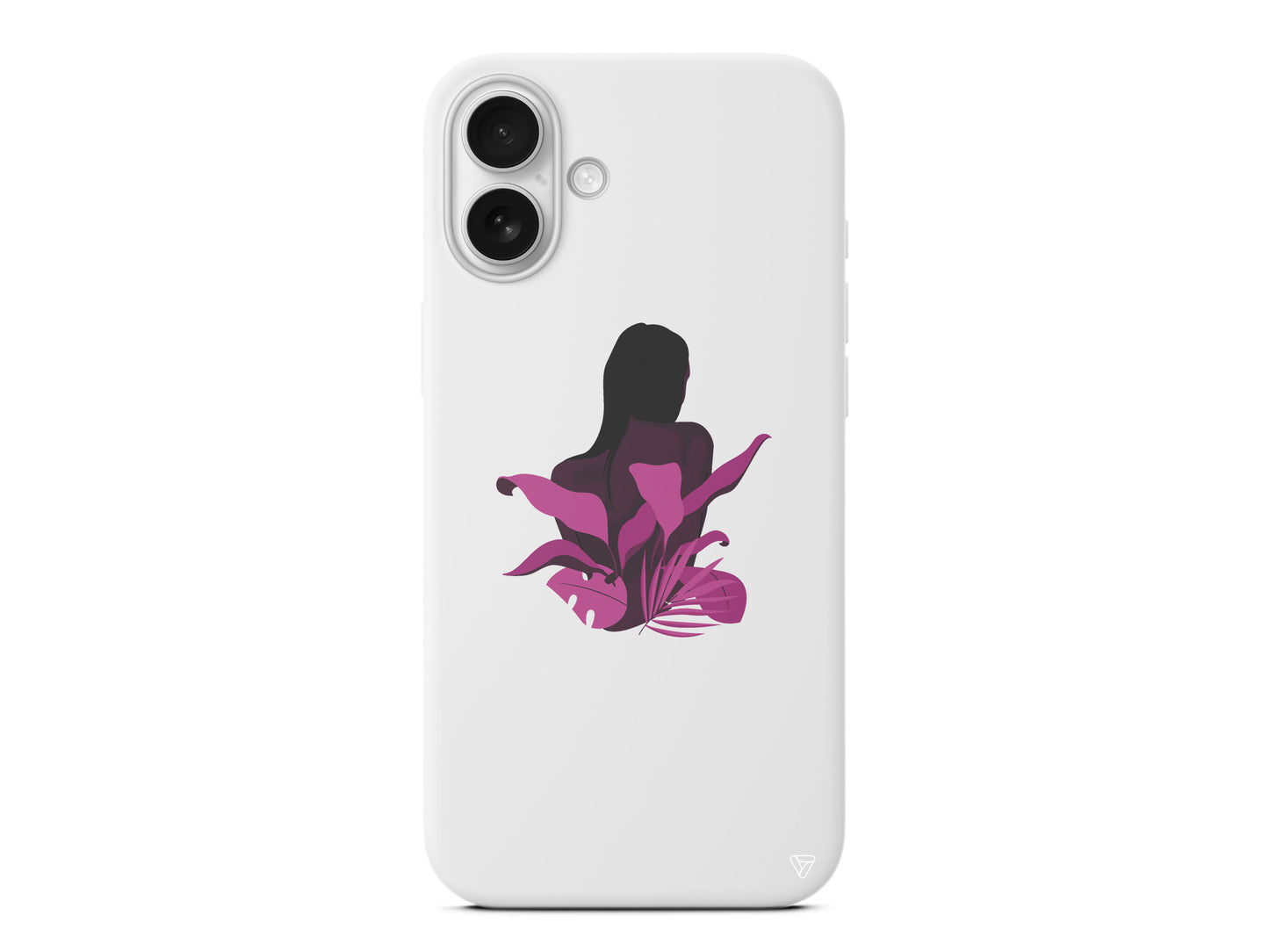 Mor Cicek Lansman Model İçi Kadife Silikon Telefon Kılıfı – Plus Serisine Özel