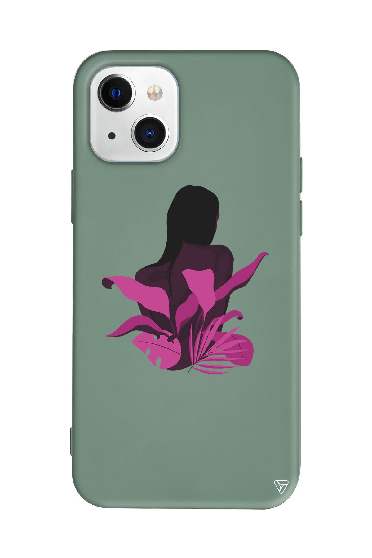 Mor Cicek Lansman Model İçi Kadife Silikon Telefon Kılıfı – Plus Serisine Özel