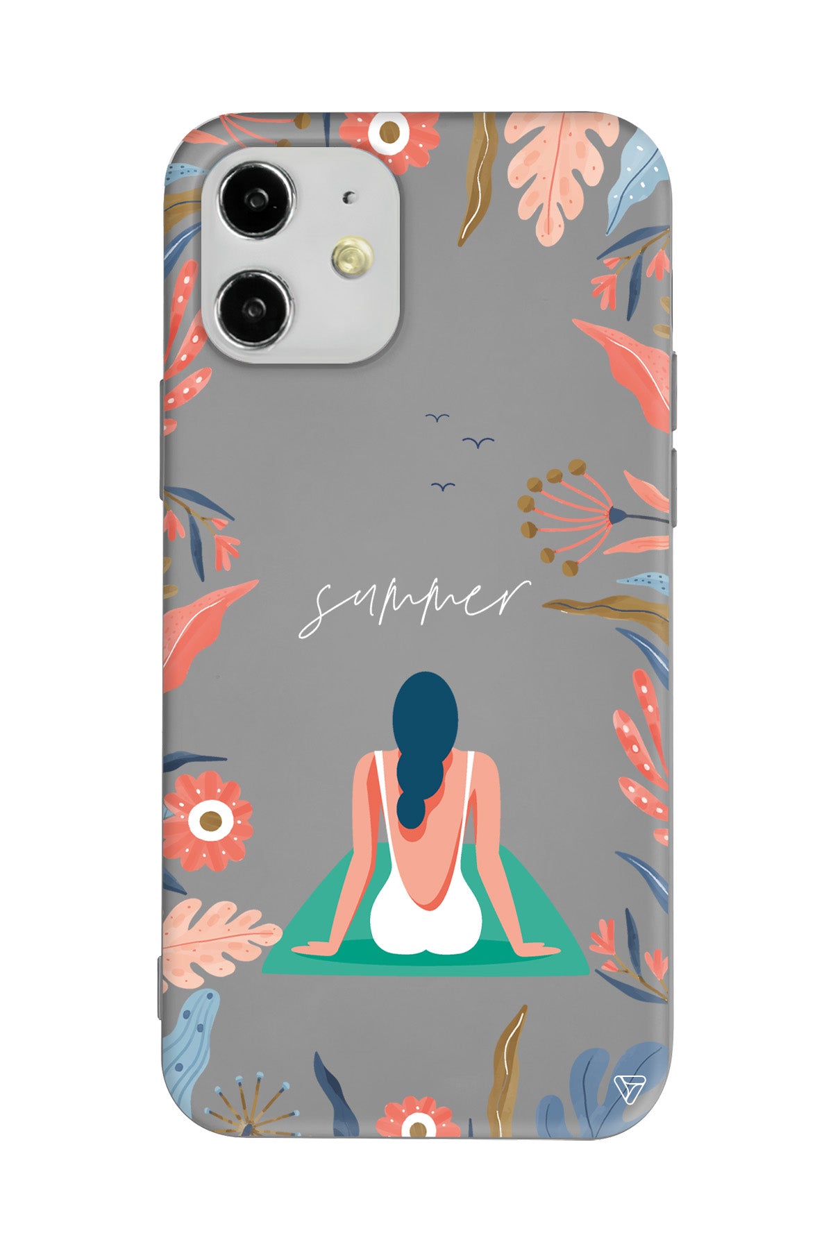 Summer Vacation Lansman Model İçi Kadife Silikon Telefon Kılıfı