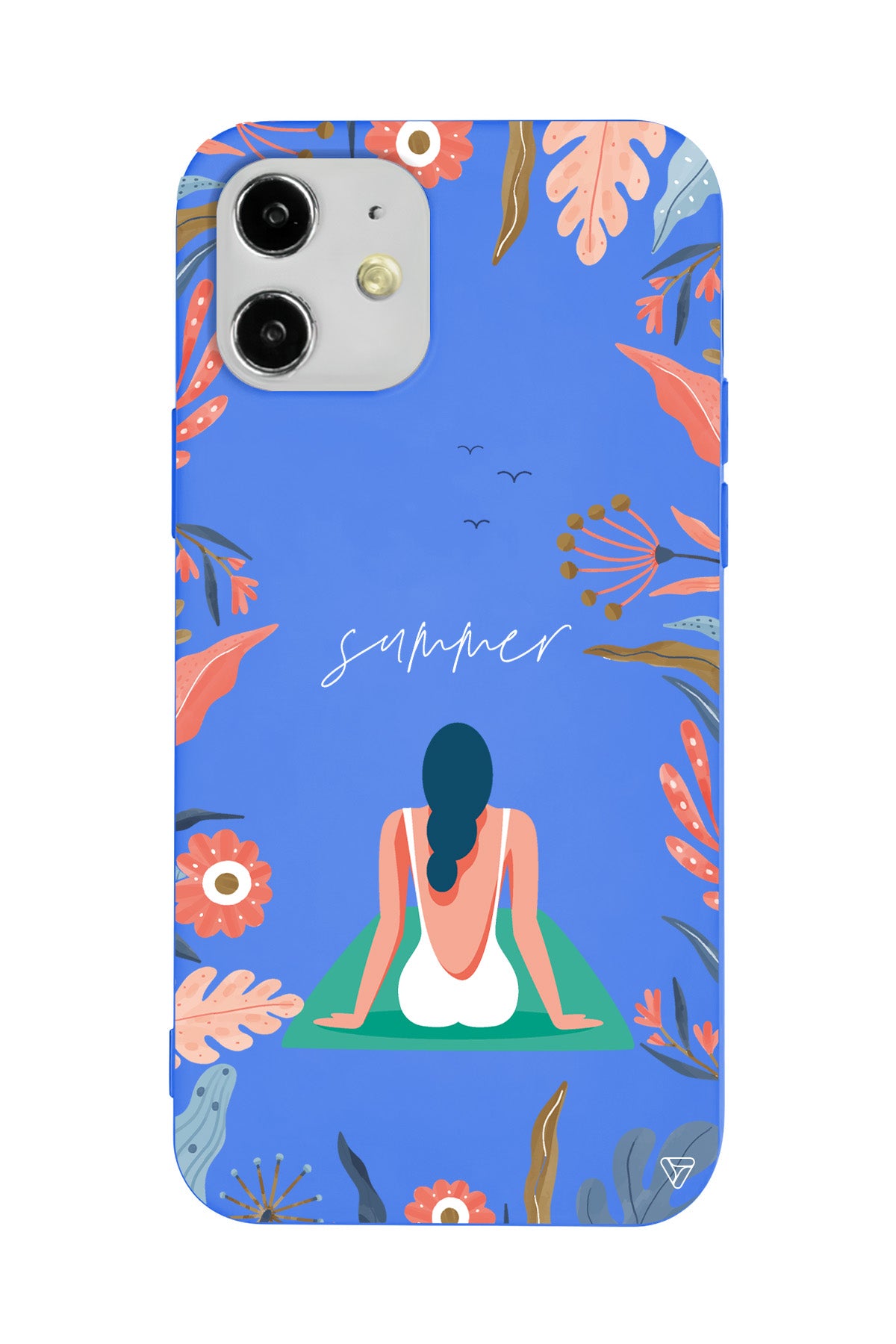 Summer Vacation Lansman Model İçi Kadife Silikon Telefon Kılıfı