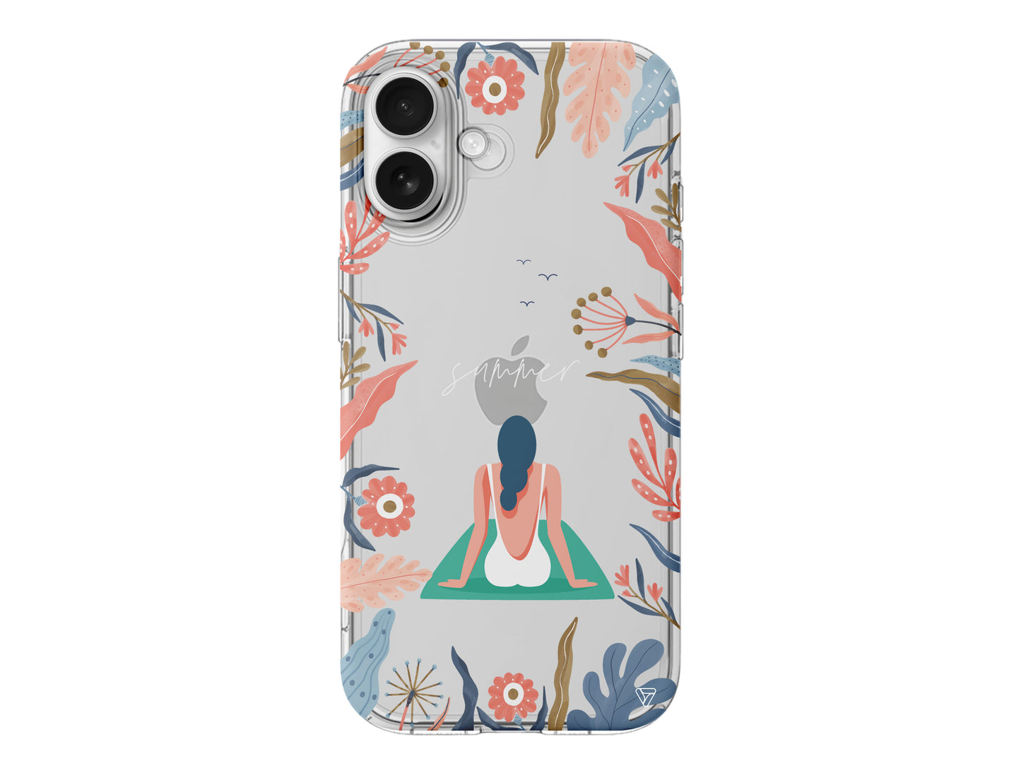 Summer Vacation Lansman Model İçi Kadife Silikon Telefon Kılıfı