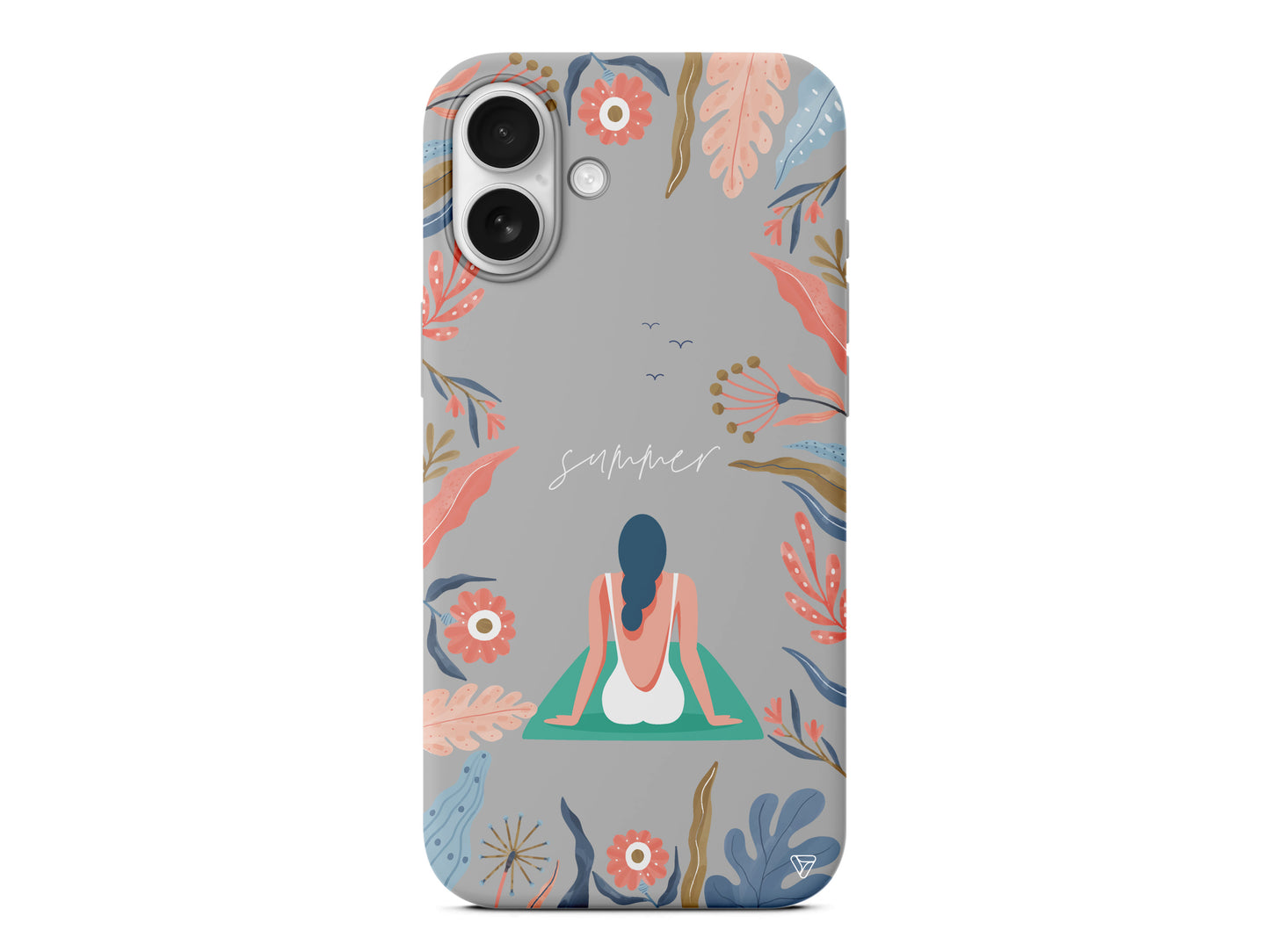 Summer Vacation Lansman Model İçi Kadife Silikon Telefon Kılıfı