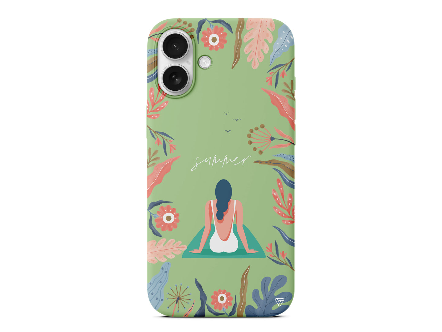 Summer Vacation Lansman Model İçi Kadife Silikon Telefon Kılıfı