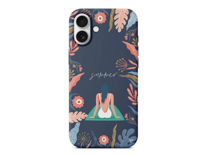 Summer Vacation Lansman Model İçi Kadife Silikon Telefon Kılıfı