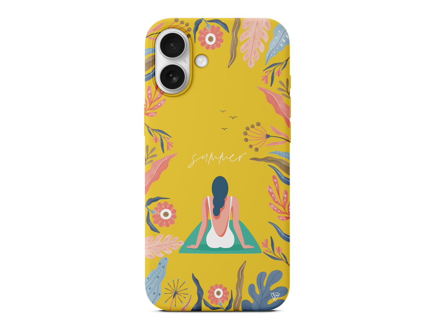 Summer Vacation Lansman Model İçi Kadife Silikon Telefon Kılıfı