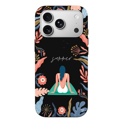 Summer Vacation Lansman Model İçi Kadife Silikon Telefon Kılıfı