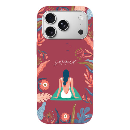 Summer Vacation Lansman Model İçi Kadife Silikon Telefon Kılıfı