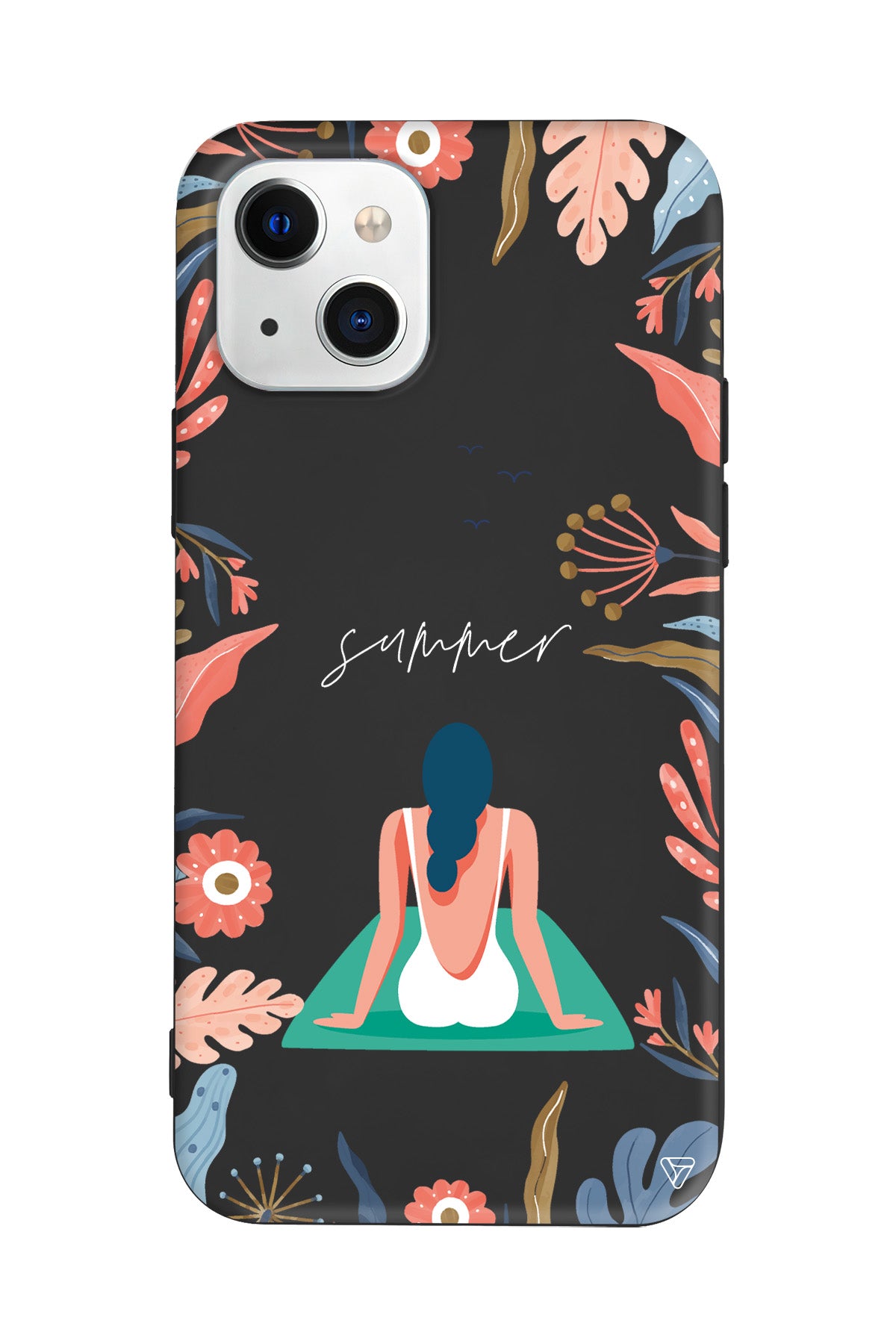 Summer Vacation Lansman Model İçi Kadife Silikon Telefon Kılıfı