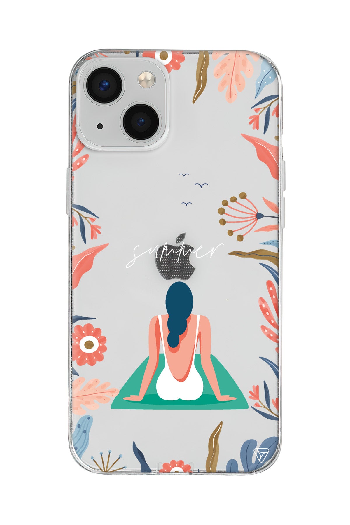 Summer Vacation Lansman Model İçi Kadife Silikon Telefon Kılıfı – Plus Serisine Özel