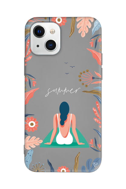 Summer Vacation Lansman Model İçi Kadife Silikon Telefon Kılıfı – Plus Serisine Özel