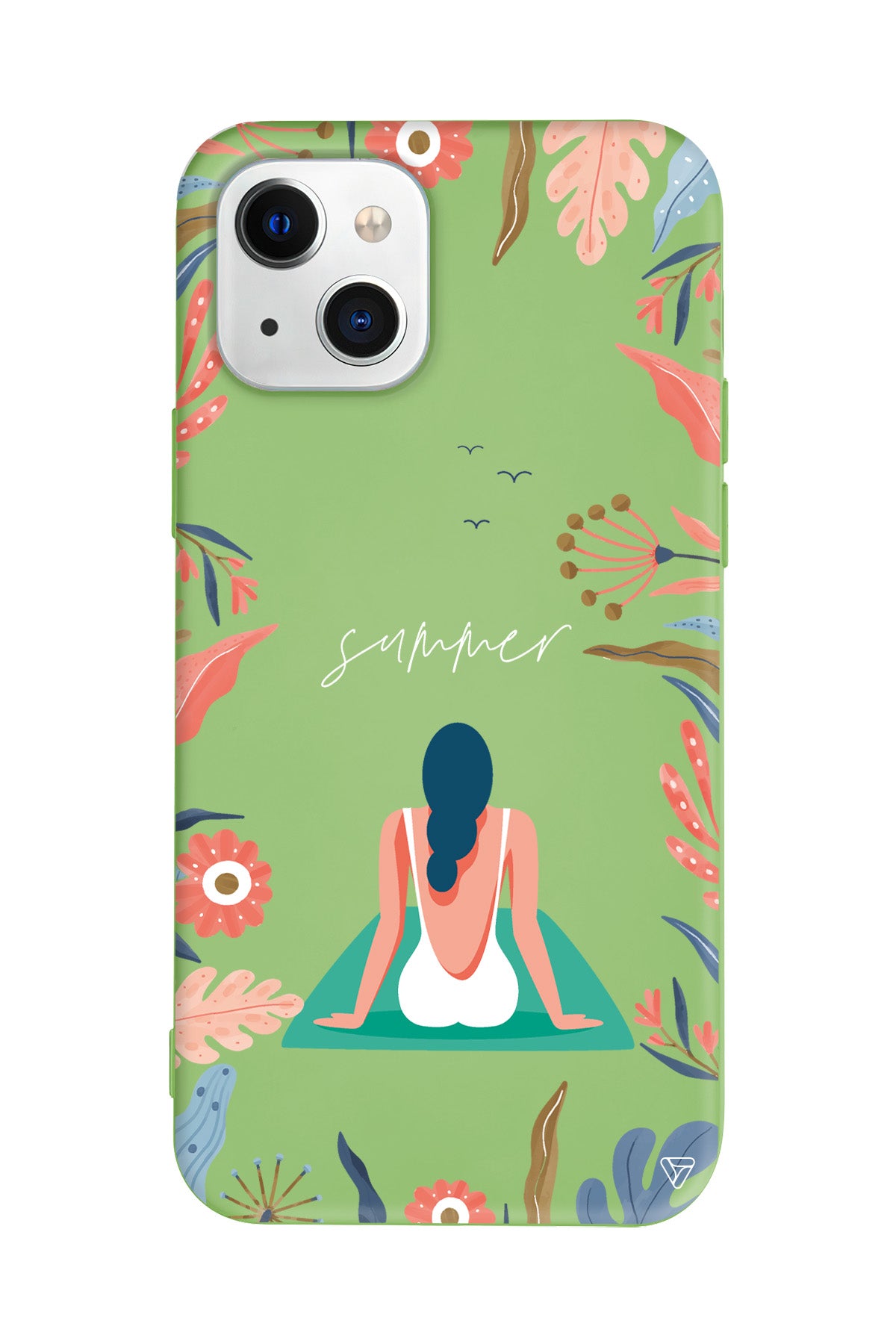 Summer Vacation Lansman Model İçi Kadife Silikon Telefon Kılıfı – Plus Serisine Özel