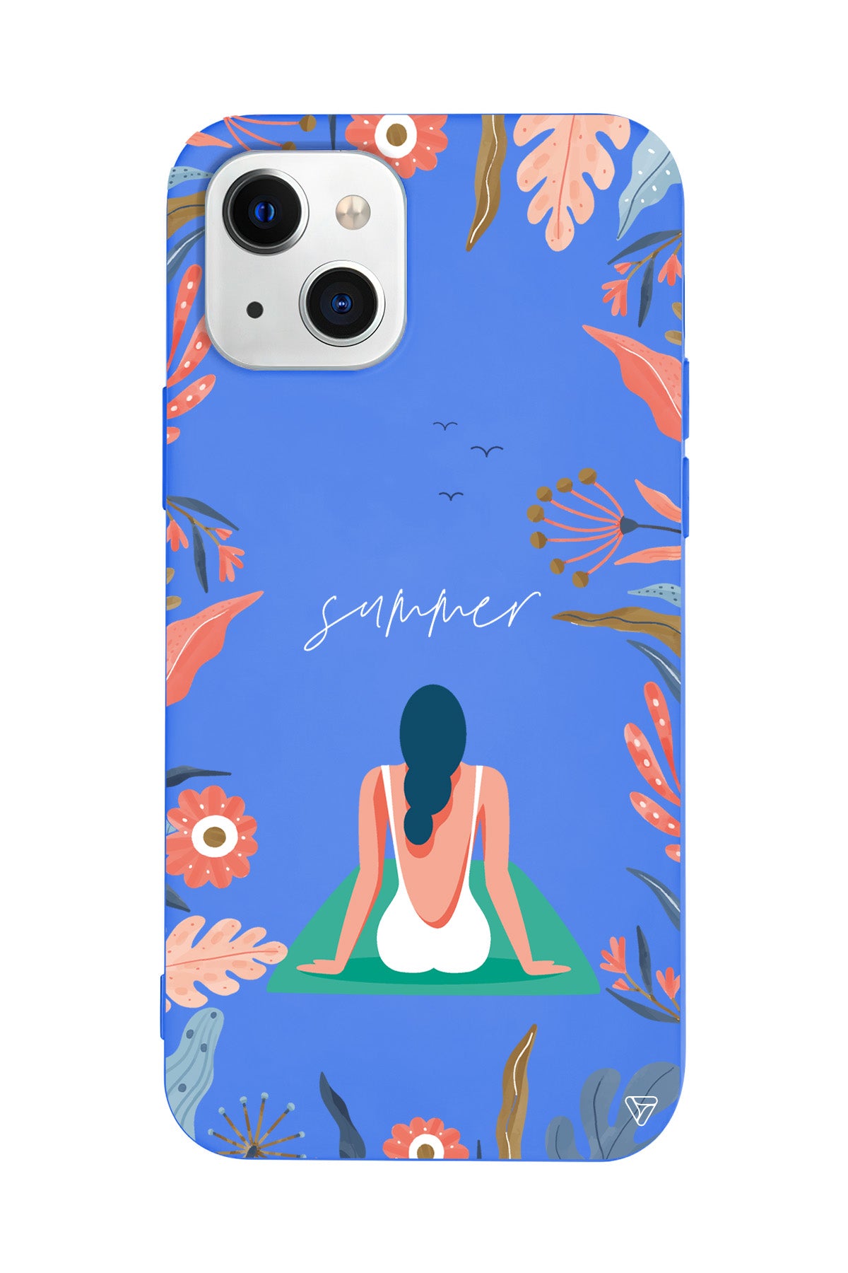 Summer Vacation Lansman Model İçi Kadife Silikon Telefon Kılıfı – Plus Serisine Özel