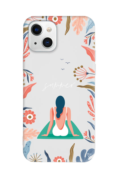 Summer Vacation Lansman Model İçi Kadife Silikon Telefon Kılıfı