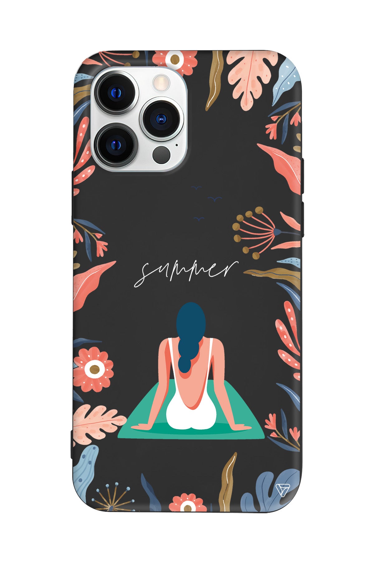 Summer Vacation Lansman Model İçi Kadife Silikon Telefon Kılıfı