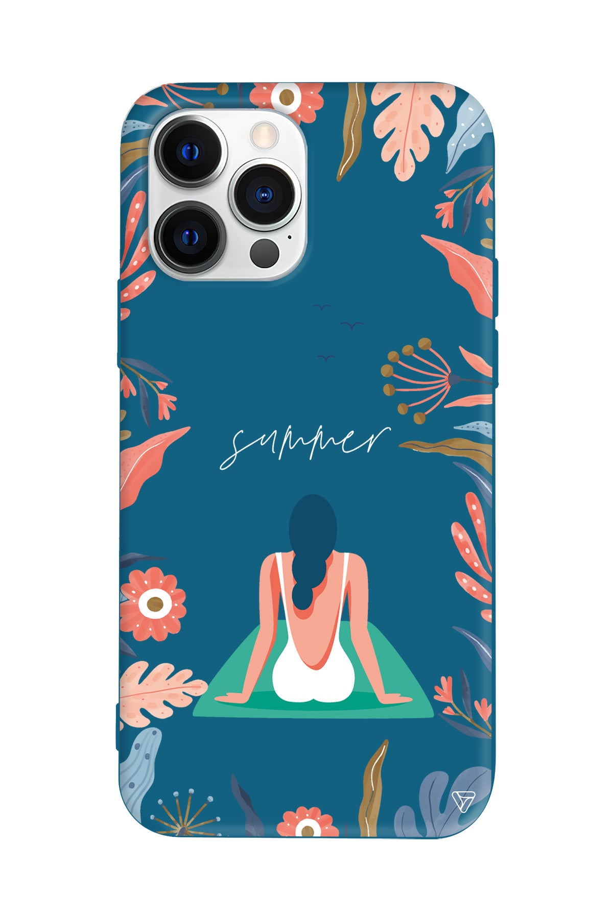 Summer Vacation Lansman Model İçi Kadife Silikon Telefon Kılıfı