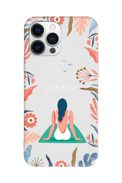 Summer Vacation Lansman Model İçi Kadife Silikon Telefon Kılıfı