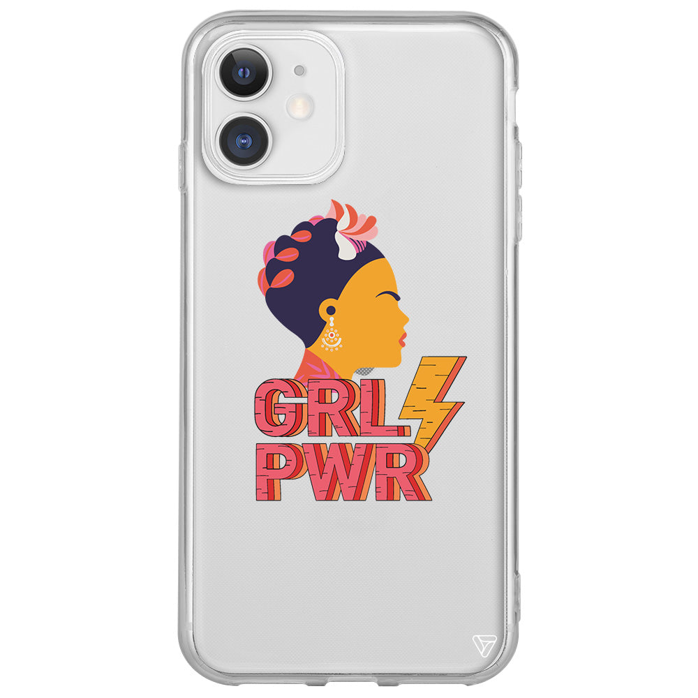 Grl Pwr Lansman Model İçi Kadife Silikon Telefon Kılıfı