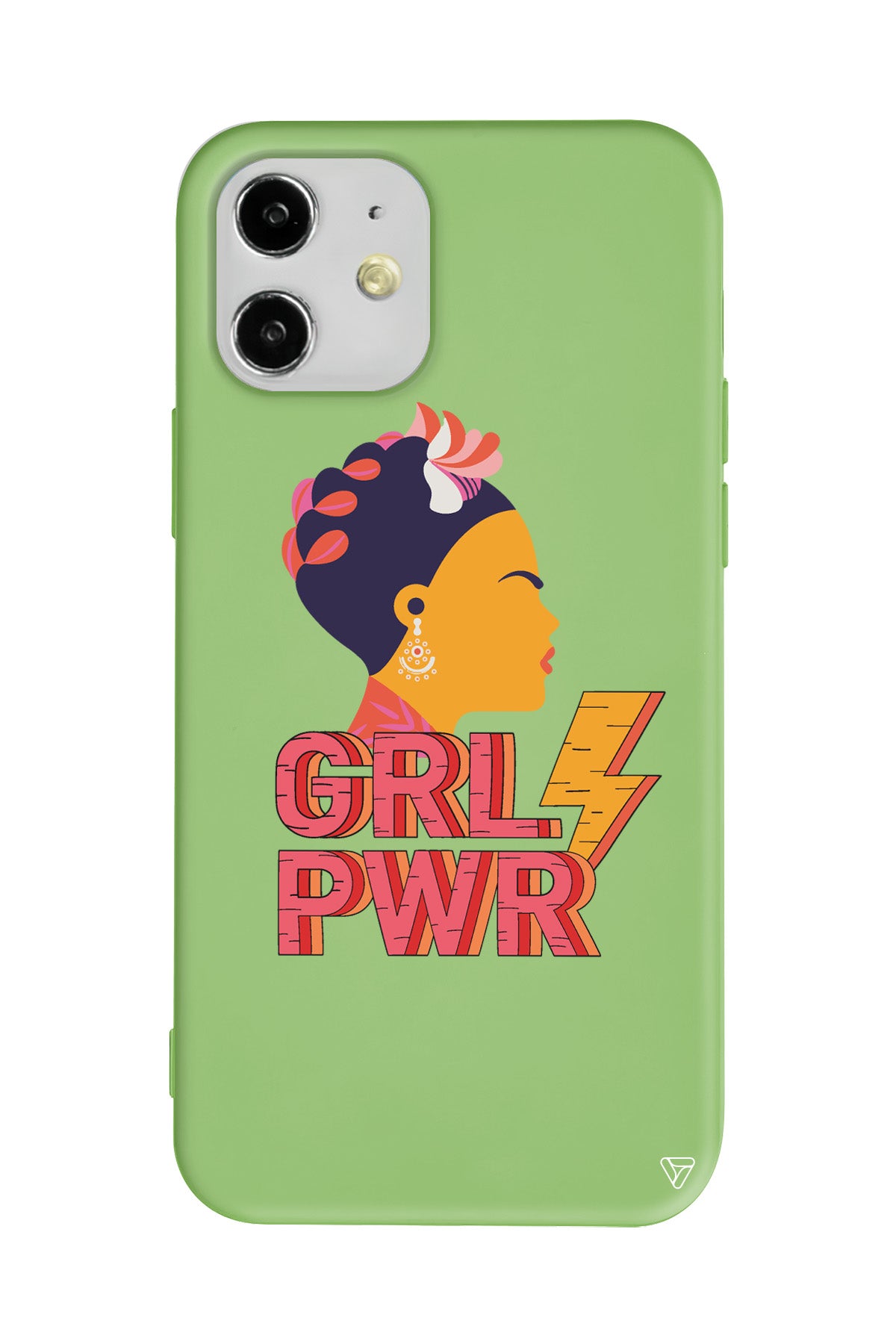 Grl Pwr Lansman Model İçi Kadife Silikon Telefon Kılıfı