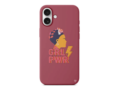 Grl Pwr Lansman Model İçi Kadife Silikon Telefon Kılıfı – Plus Serisine Özel