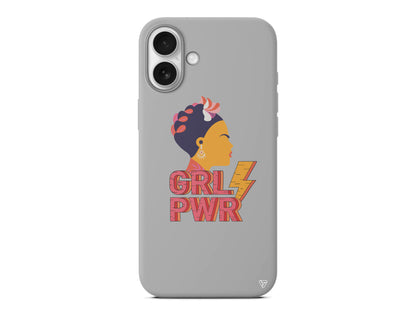 Grl Pwr Lansman Model İçi Kadife Silikon Telefon Kılıfı