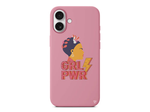 Grl Pwr Lansman Model İçi Kadife Silikon Telefon Kılıfı – Plus Serisine Özel