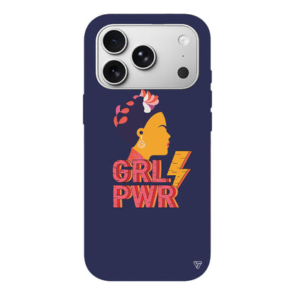 Grl Pwr Lansman Model İçi Kadife Silikon Telefon Kılıfı