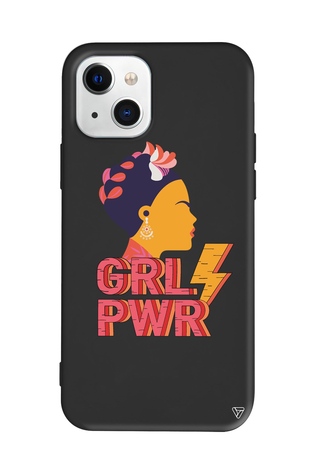 Grl Pwr Lansman Model İçi Kadife Silikon Telefon Kılıfı