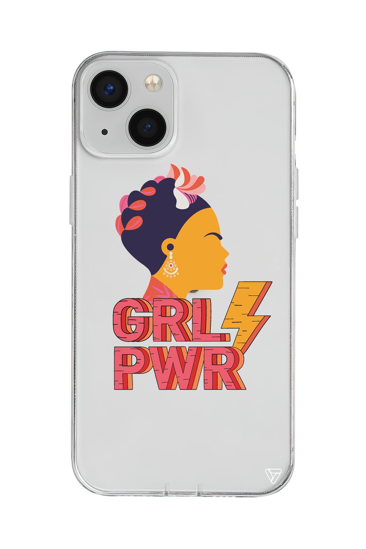 Grl Pwr Lansman Model İçi Kadife Silikon Telefon Kılıfı