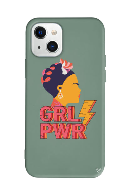 Grl Pwr Lansman Model İçi Kadife Silikon Telefon Kılıfı – Plus Serisine Özel