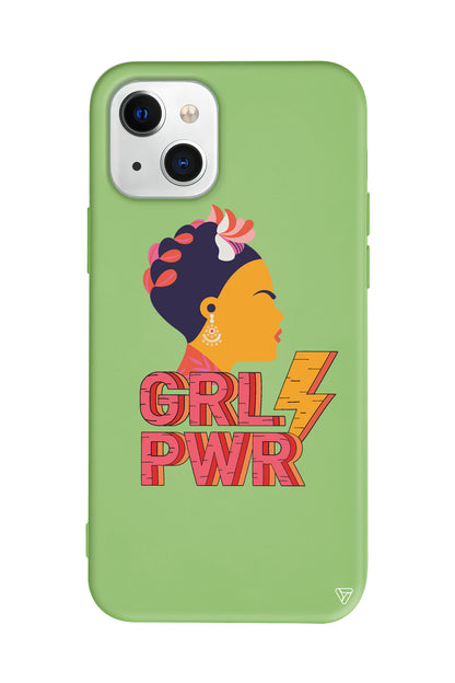 Grl Pwr Lansman Model İçi Kadife Silikon Telefon Kılıfı – Plus Serisine Özel